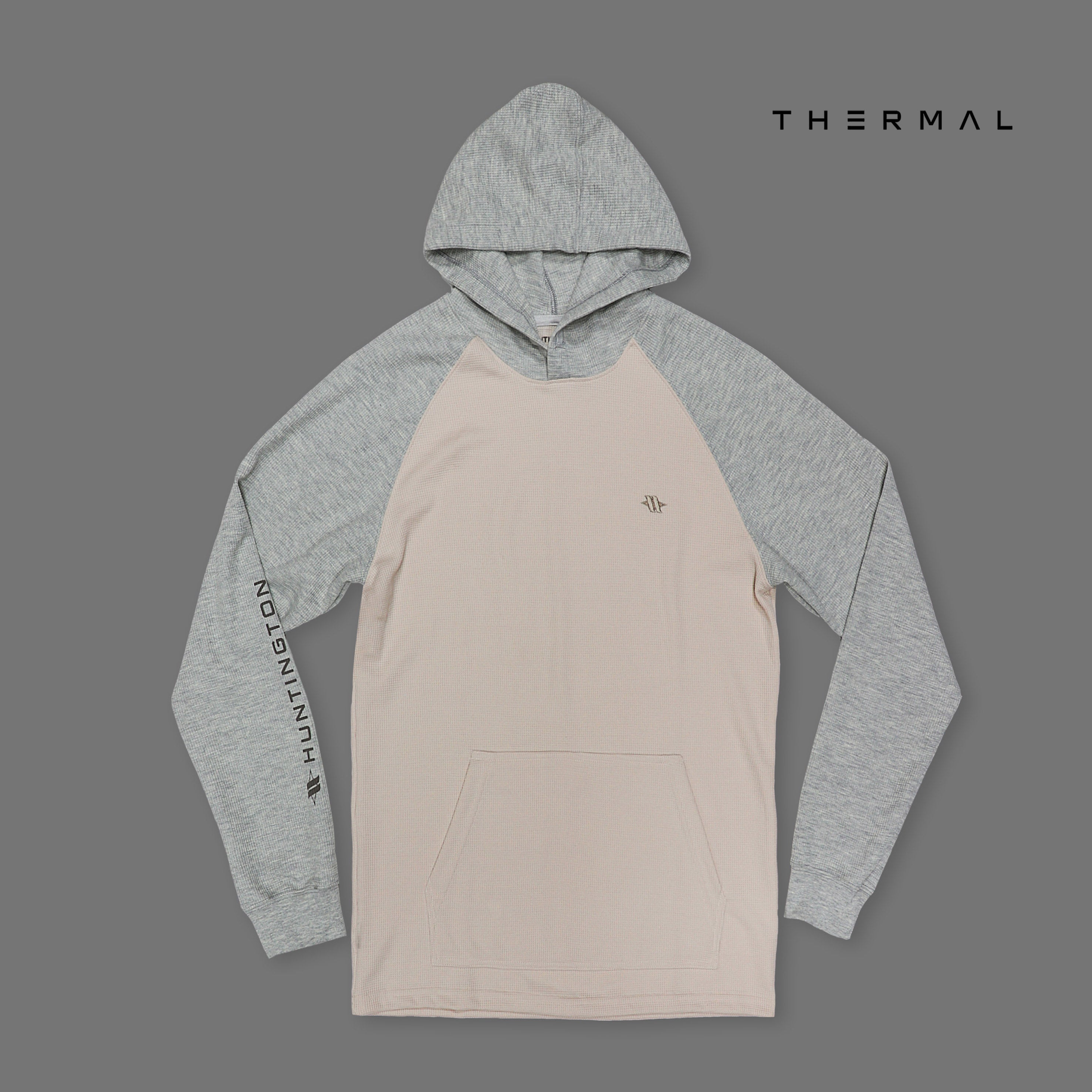 Thermal Tee Hood Raglan "Dank"
