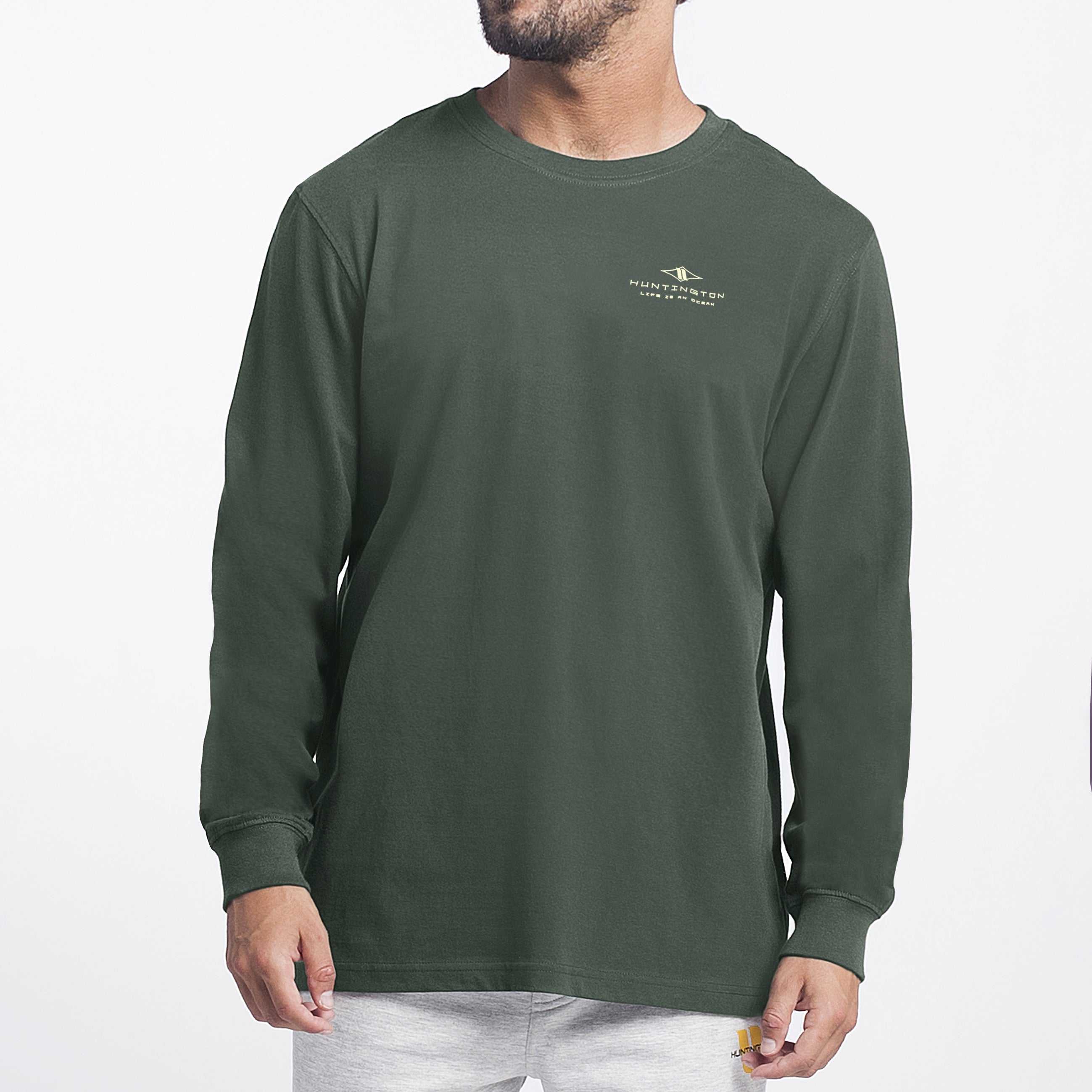 Long Sleeve Classic Tee "Camping"