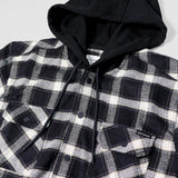 Shirt Cuadros c/capucha 'Asphalt'