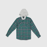 Shirt Cuadros con Capucha "Ridge"